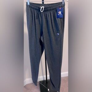 Champion Everyday Joggers, C Logo, 31". Size M.  (Granite Heather)